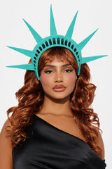 Lady Liberty Crown Headband - Green