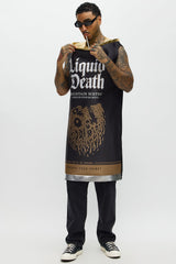 Liquid Death Sparkling Water Can Costume - Black/combo