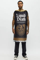 Liquid Death Sparkling Water Can Costume - Black/combo