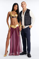 Galaxy Heartthrob 3 Piece Costume Set - Green/combo