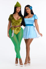 Naughty Neverland Hero 5 Piece Costume Set - Green