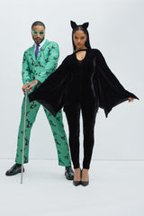 The Riddler 3 Piece Cosplay Suit - Green/combo