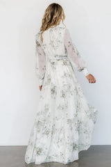 Lizette Maxi Dress | Sage Print