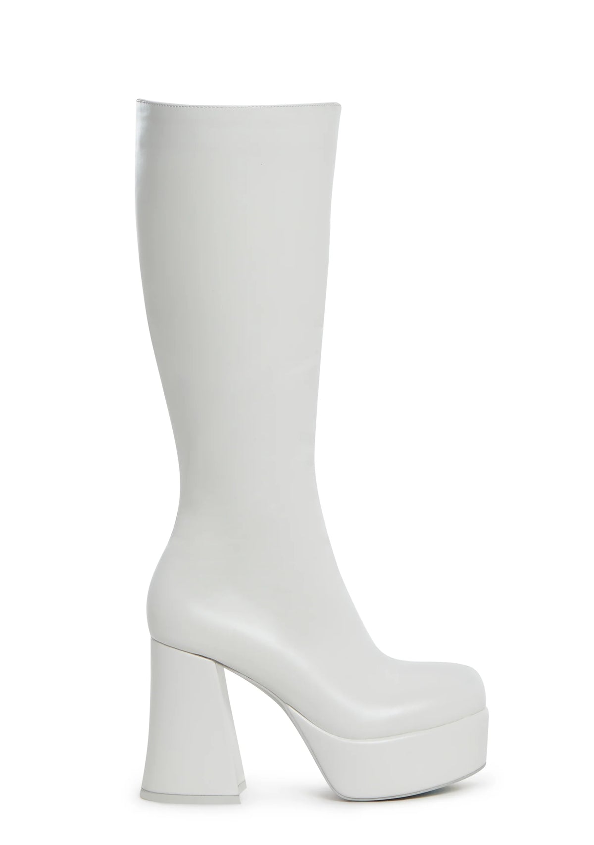 Flirty Flair Go Go Boots - White
