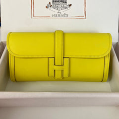HM Jige 29 Lemon Yellow Swift Calfskin 229025