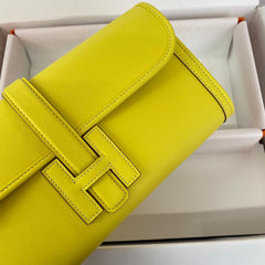 HM Jige 29 Lemon Yellow Swift Calfskin 229025