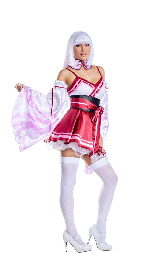 Sakura Shrine Maiden Costume - Image 2