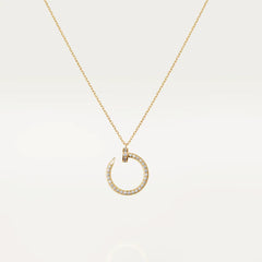 JUSTE NECKLACE GOLD DIAMONDS