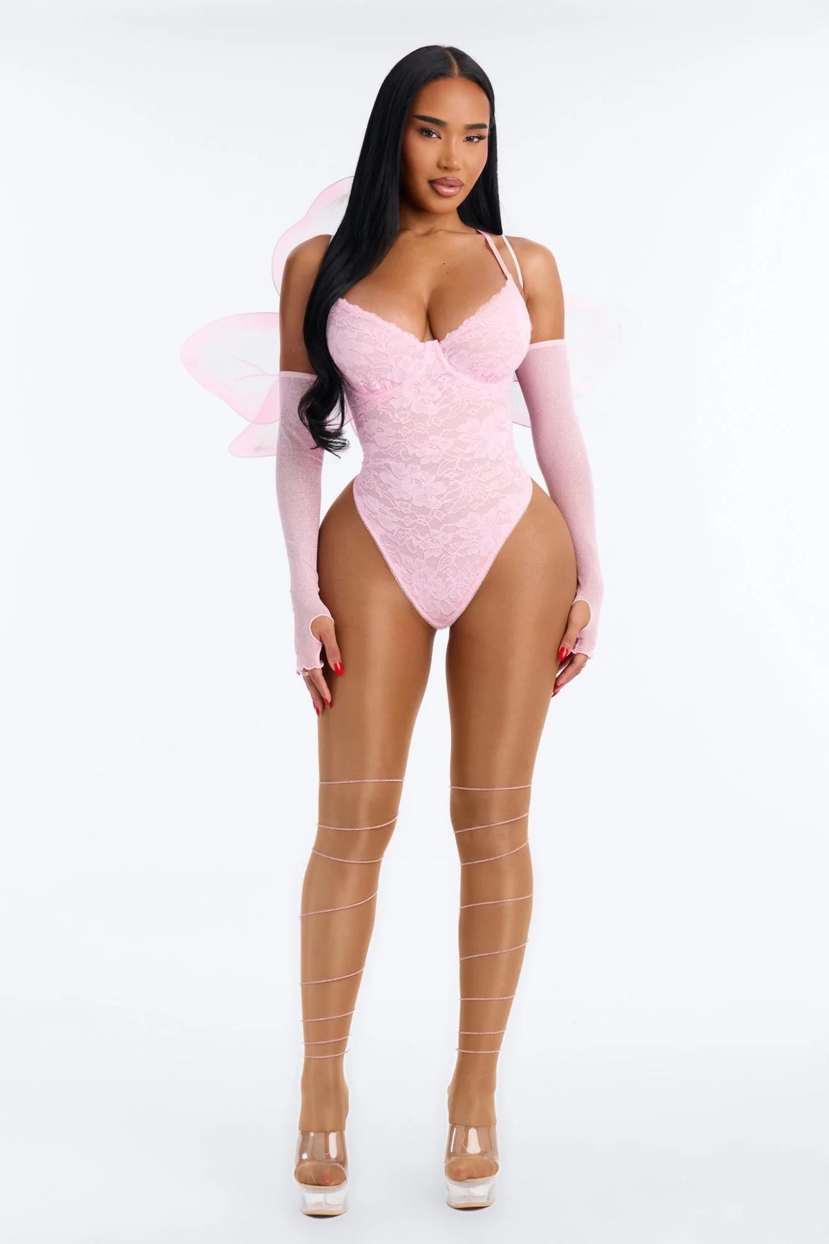 Garden Goddess 4 Piece Costume Set - Pink