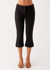 Rue Capri Pants - Black