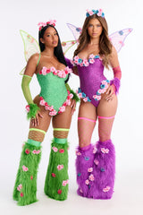 Flutter And Flirt 7 Piece Costume Set - Green