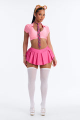 Alvin's Daydream 5 Piece Costume Set - Pink/combo