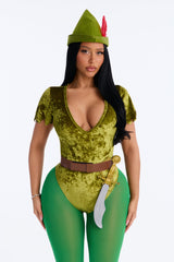 Naughty Neverland Hero 5 Piece Costume Set - Green