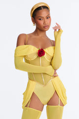 Fairytale Bombshell Princess 6 Piece Costume Set - Yellow