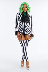 Got The Juice 6 Piece Costume Set - Black/White