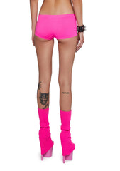 Somebody To Love Rhinestone Boyshorts - Pink