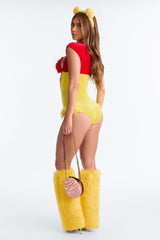 Sticky And Sweet 5 Piece Costume Set - Yellow/combo