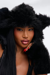 Nocturnal Kitten 5 Piece Costume Set - Black