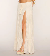 Salt Air Breeze Crochet Maxi Skirt