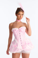 Outlaw's Temptress 4 Piece Costume Set - Pink