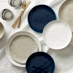 Bay Colors Grey Dinner Plates, Set of 4