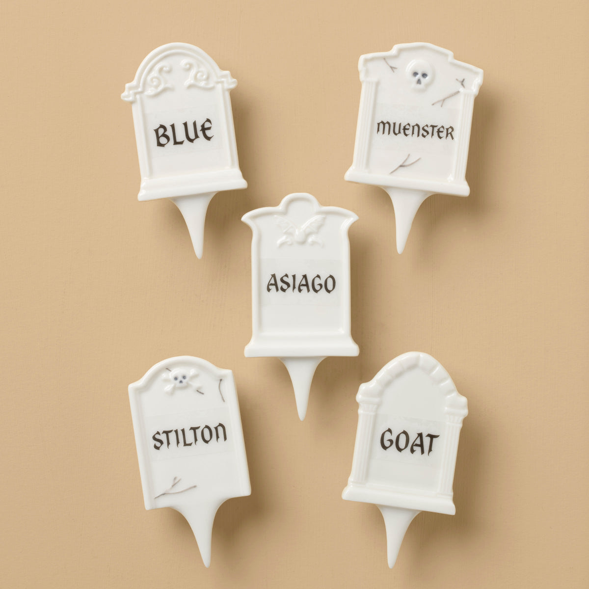 Headstone Cheese Markers 5-Piece Set