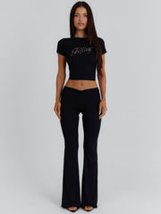 Adrianna Tee Black