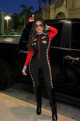 Burning Rubber 3 Piece Costume Set - Black