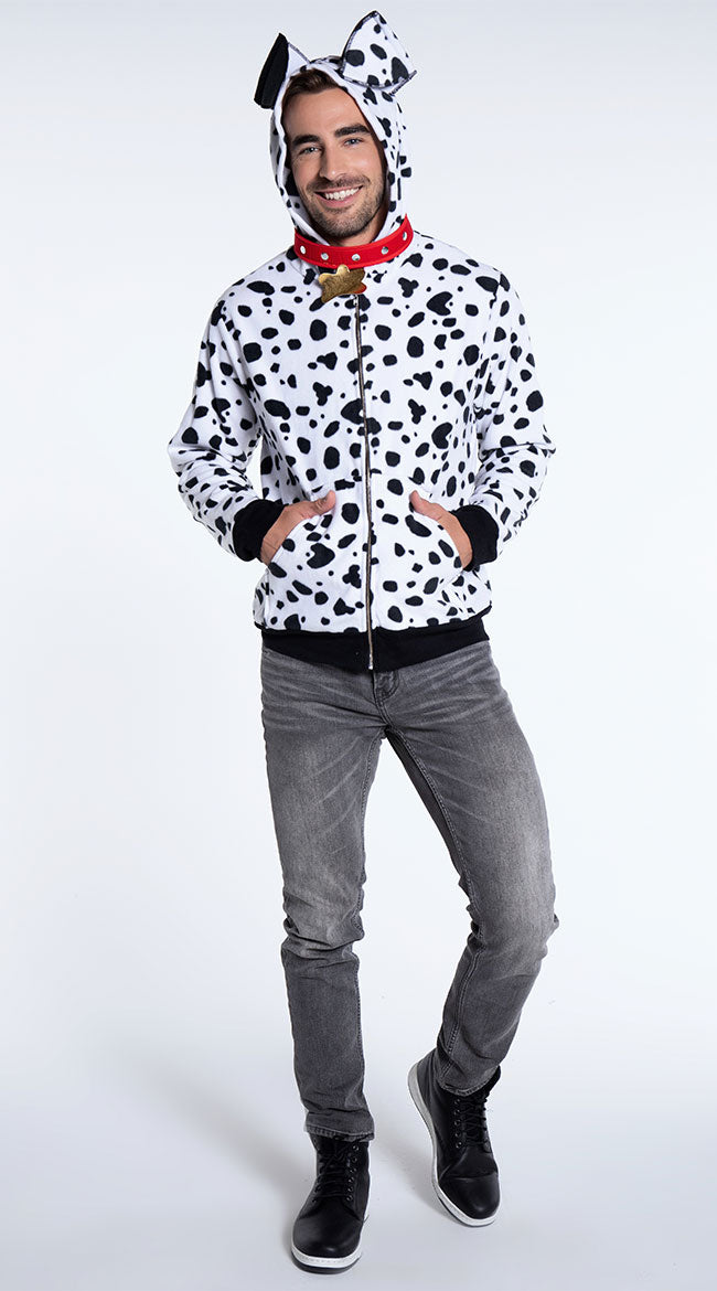 Men's Dalmatian Hoodie Costume - Image 1