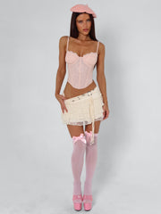 Crystil Corset Pink
