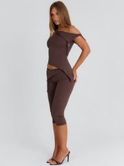 Juliett Capri Pants Chocolate