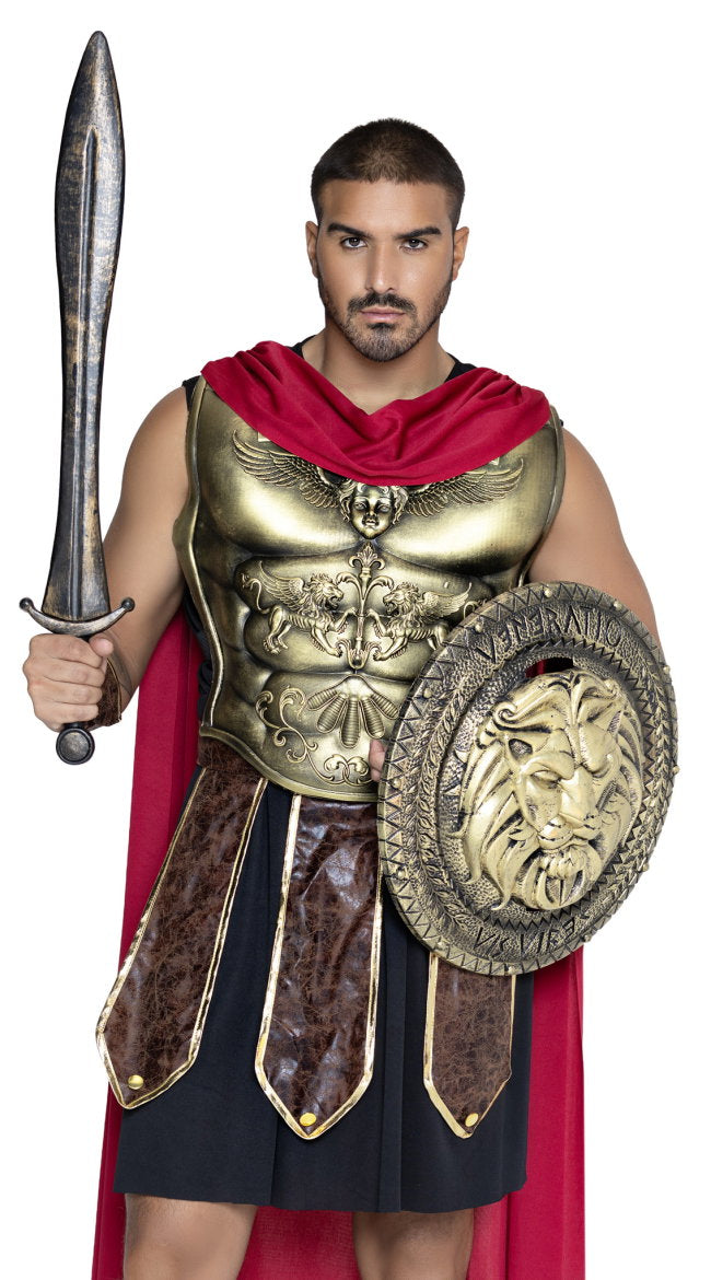 Men's Battle Gladiator Costume - Image 2