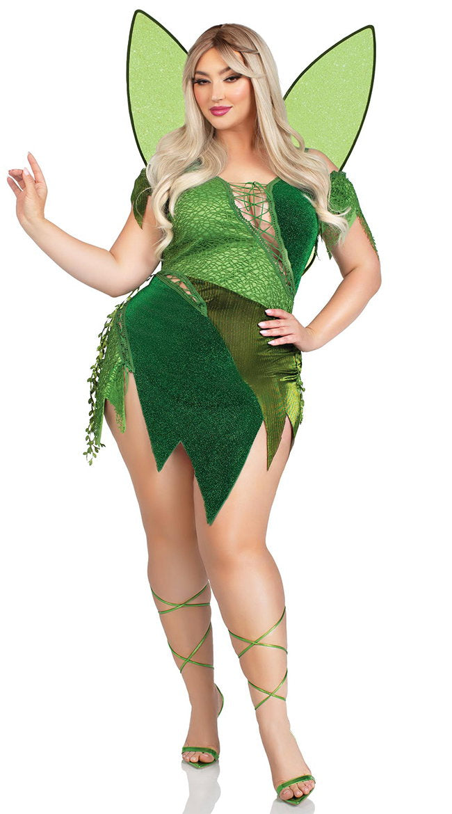 Plus Size Forest Fairy Costume - Image 1