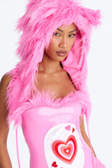 Kiss And Cuddle Care Creature 4 Piece Costume Set - Pink