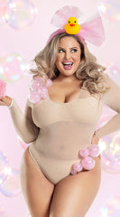 Plus Size Bubble Bath Babe Costume - Image 1