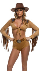 Seductive Sheriff Showdown Costume - Image 3