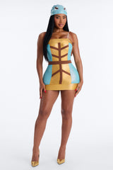 Catch Me If You Can 4 Piece Costume Set - Blue/combo