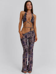 Shanel Pants Deep Purple