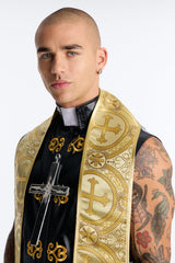 Holy Handsome 4 Piece Costume Set - Black/Gold