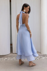 City Lights Calling Maxi Dress Blue