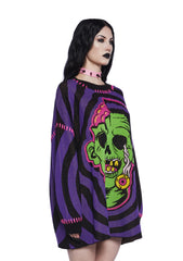 Ghoulish Gateway Intarsia Sweater