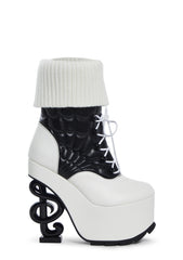 X Monster High Phantom Platform Boots