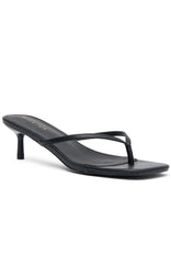 Hamptons Thong Heels Black
