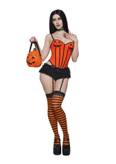 Sexy Pumpkin Corset Costume