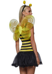 Y2K Bumble Bee Mini Dress  Costume