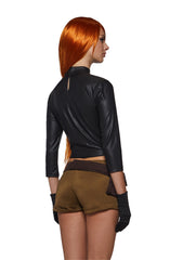 Cartoon Possible Spy Costume and Wig Set