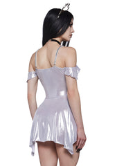 Silver Moon Goddess Dress Costume