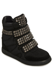 Ambient Wedge Sneakers With Studs