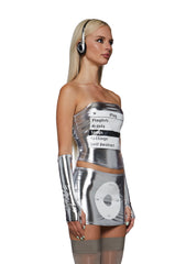 Y2K MP3 Player Costume - Silver