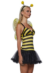 Y2K Bumble Bee Mini Dress  Costume